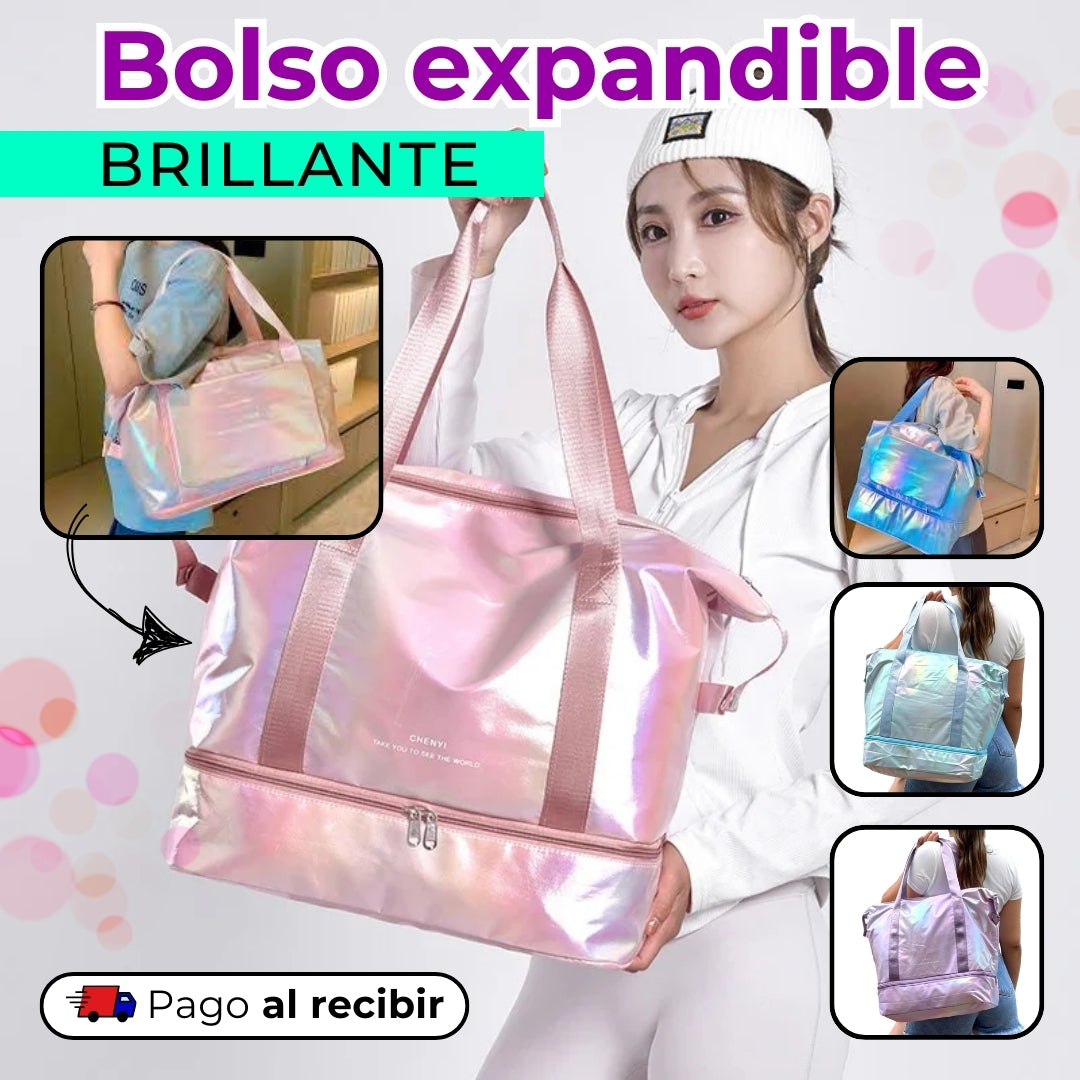 Bolso Expandible Tornasol: Estilo en cada aventura 🌟🧳